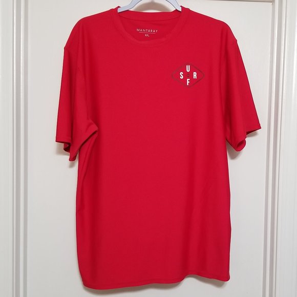 MANTARAY "SURF" Red Tee XXL - Picture 2 of 10